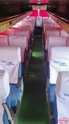 Ruby Makil Travels Bus-Seats layout Image