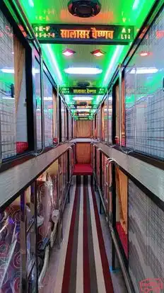 Salasar vaishnav travels Bus-Seats layout Image