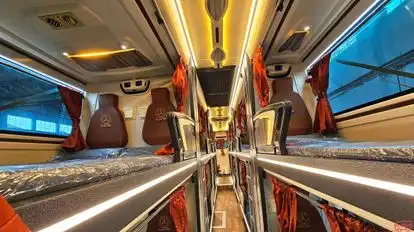 Tulsi Travels Bus-Seats layout Image