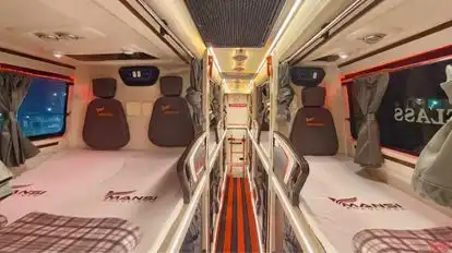 Mansi Roadlines Bus-Seats layout Image