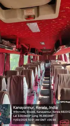 Ameyazz Travel lounge Bus-Seats layout Image