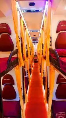 Kunal Travels Bus-Seats layout Image