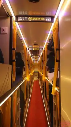 Arjuna Travels Bus-Seats layout Image