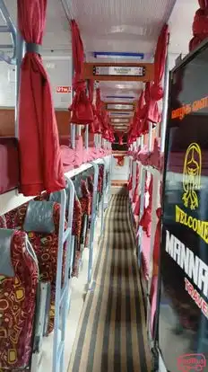 MANNAN TRAVELS Bus-Seats layout Image