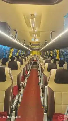 Dayal Holidays Bus-Seats layout Image