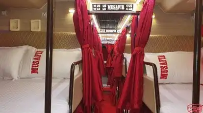 Musafir Travels Bus-Seats layout Image