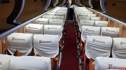 PARVEEN TRAVELS Bus-Seats layout Image