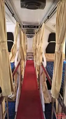 Gujarat Travels Bus-Seats layout Image