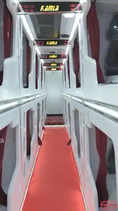 Kamla  Travels Bus-Seats layout Image